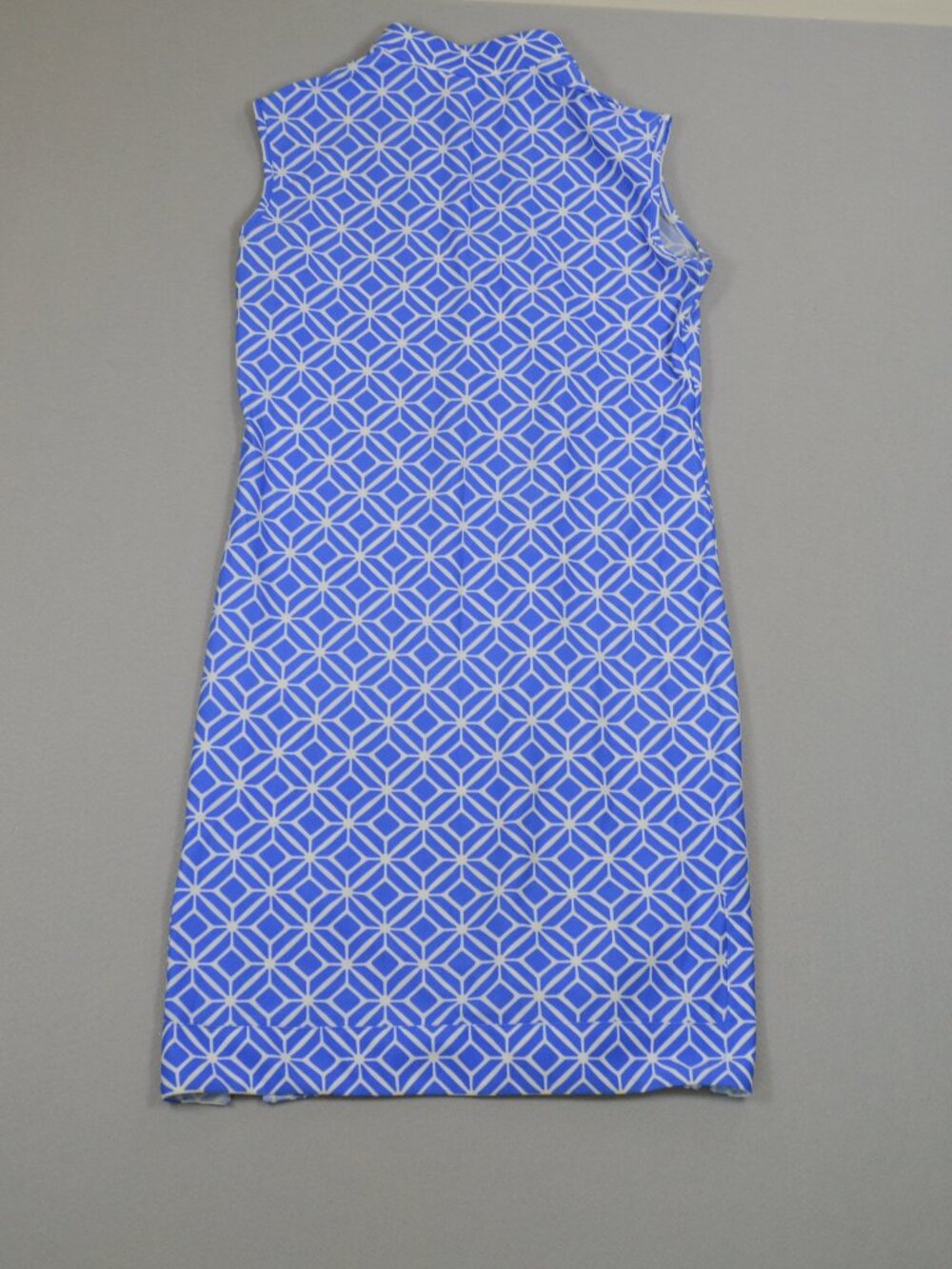 💙 Jude Connally Blue Geometric Shift Dress XS Golf Tennis Pickleball USA - Picture 4 of 11